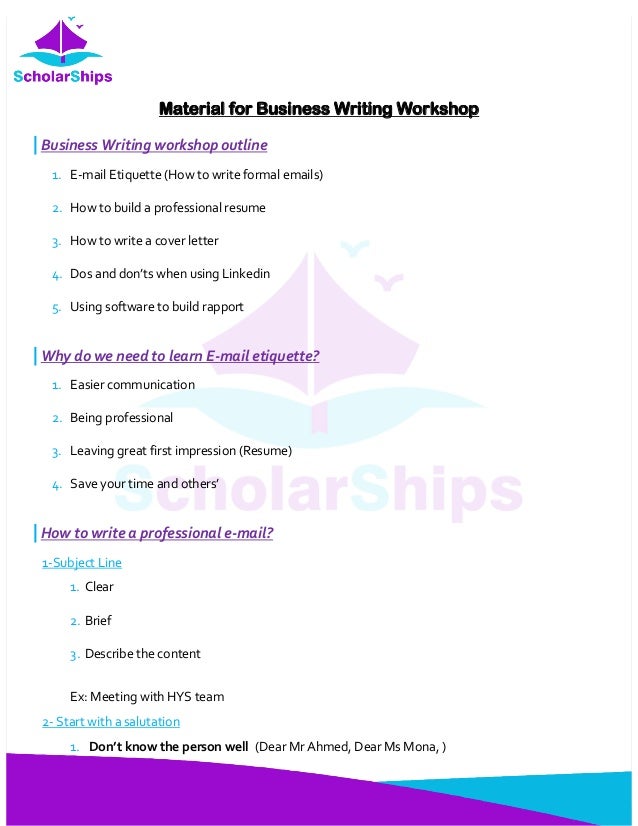advanced business writing course professional writing courses online